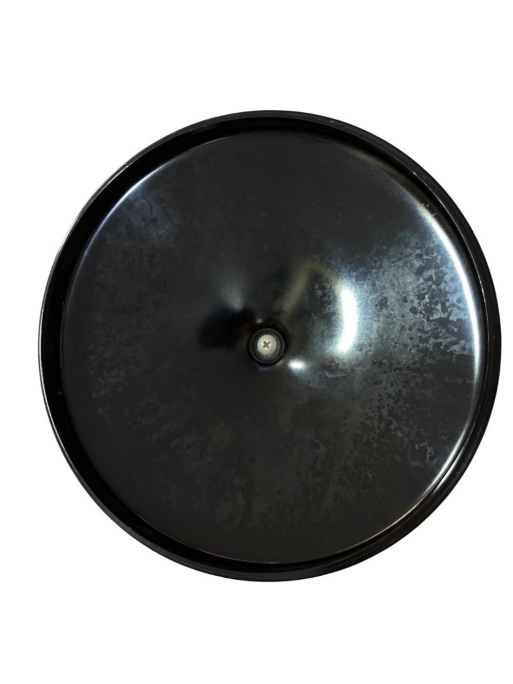 Vintage MCM Aluminum Cookware Dish Black Lid Starburst Used Handles Small - Picture 13 of 14